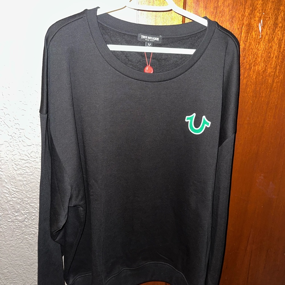 Men’s True Religion Long Sleeve Crew Neck Sweatshirt Size 2XL